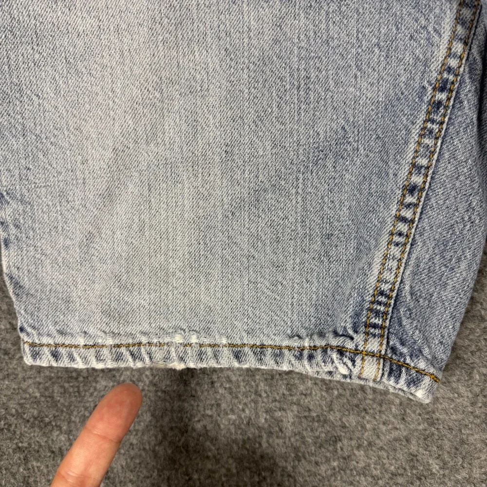 Levi's 505 Regular Fit Denim Shorts Men's 33 Light Wash Blue Jorts Y2K